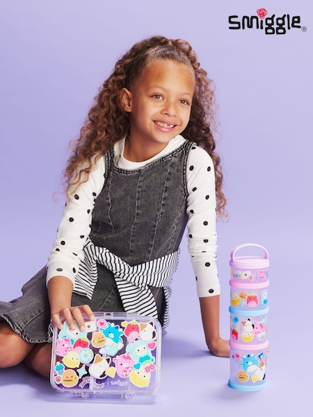 أرجواني - Smiggle Squishmallows Medium See Me Bento Lunchbox