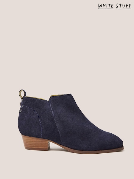 Blau - White Stuff Wide Fit Suede Ankle Boots (849655) | 22 €