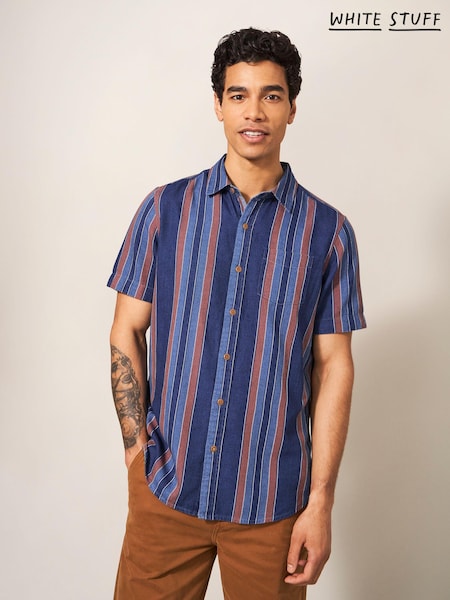 White Stuff Blue Striped Shirt (849728) | €25