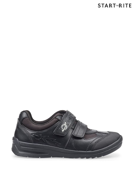 Start-Rite Rocket Black Leather School Shoes Standard Fit (850036) | 75 €