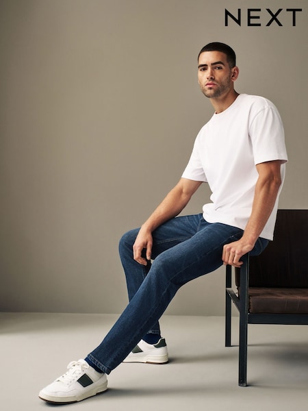 Blue Regular Fit Vintage Stretch Authentic Jeans (850595) | €6