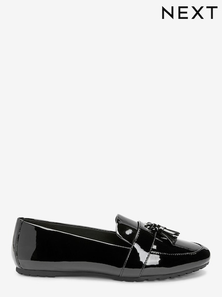 Black Regular/Wide Fit Forever Comfort® Cleated Tassel Loafers (850619) | €18