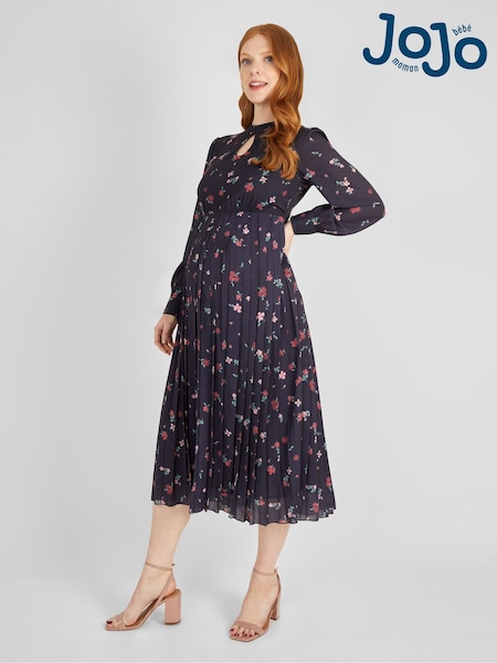 JoJo Maman Bébé Floral Pleated Maternity Dress (852169) | 111 €