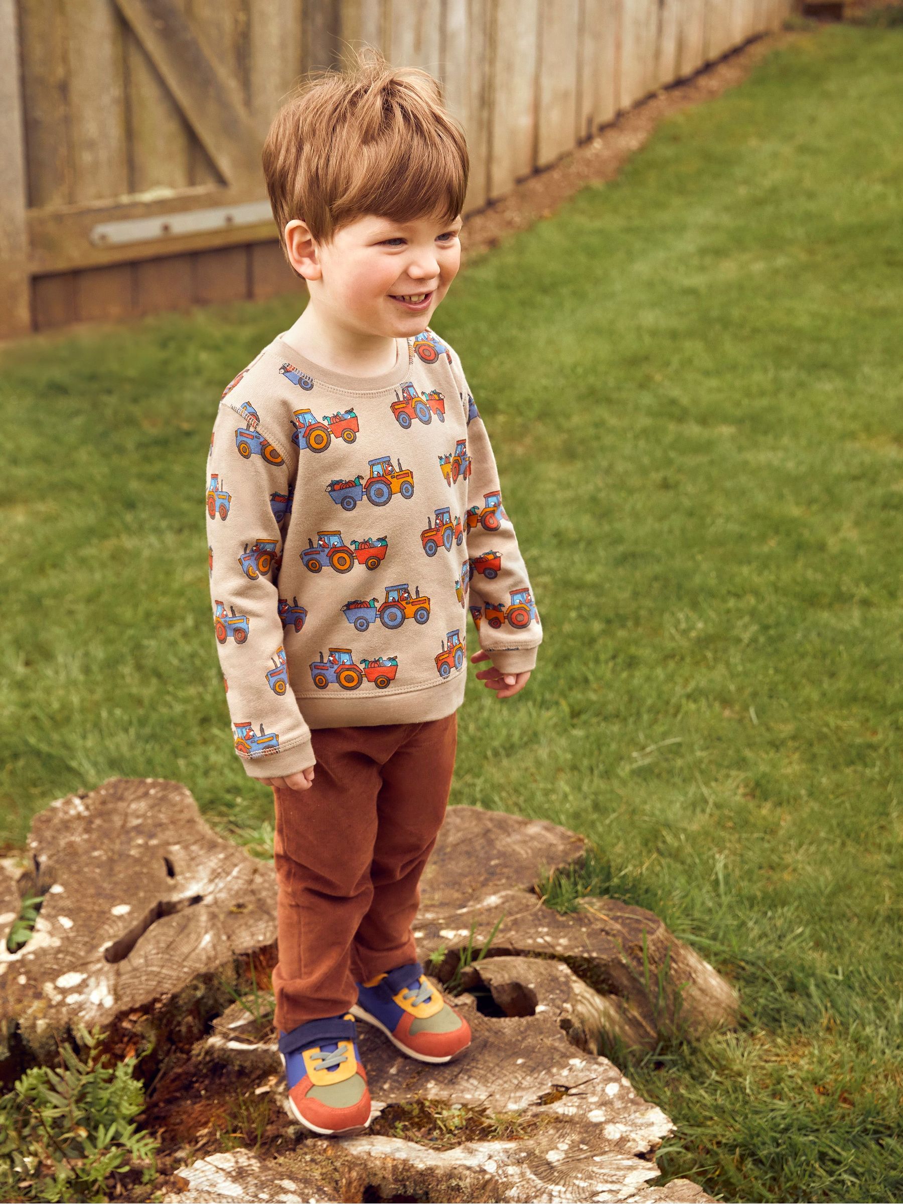 Buy Boys' Sweat Tops JoJo Maman Bébé Cuffed Online | Next USA