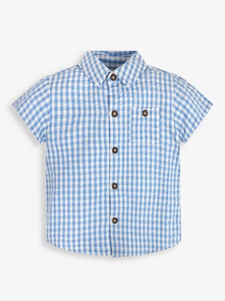 JoJo Maman Bébé Short Sleeve Gingham Shirt (852439) | 35 € - 40 €