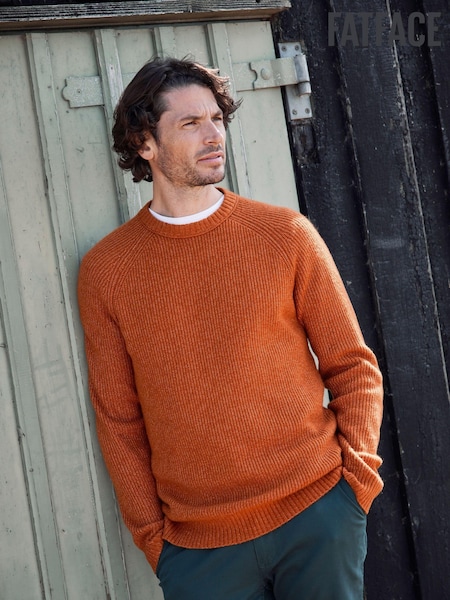 FatFace Orange Hinton Crew Jumper (852579) | €30