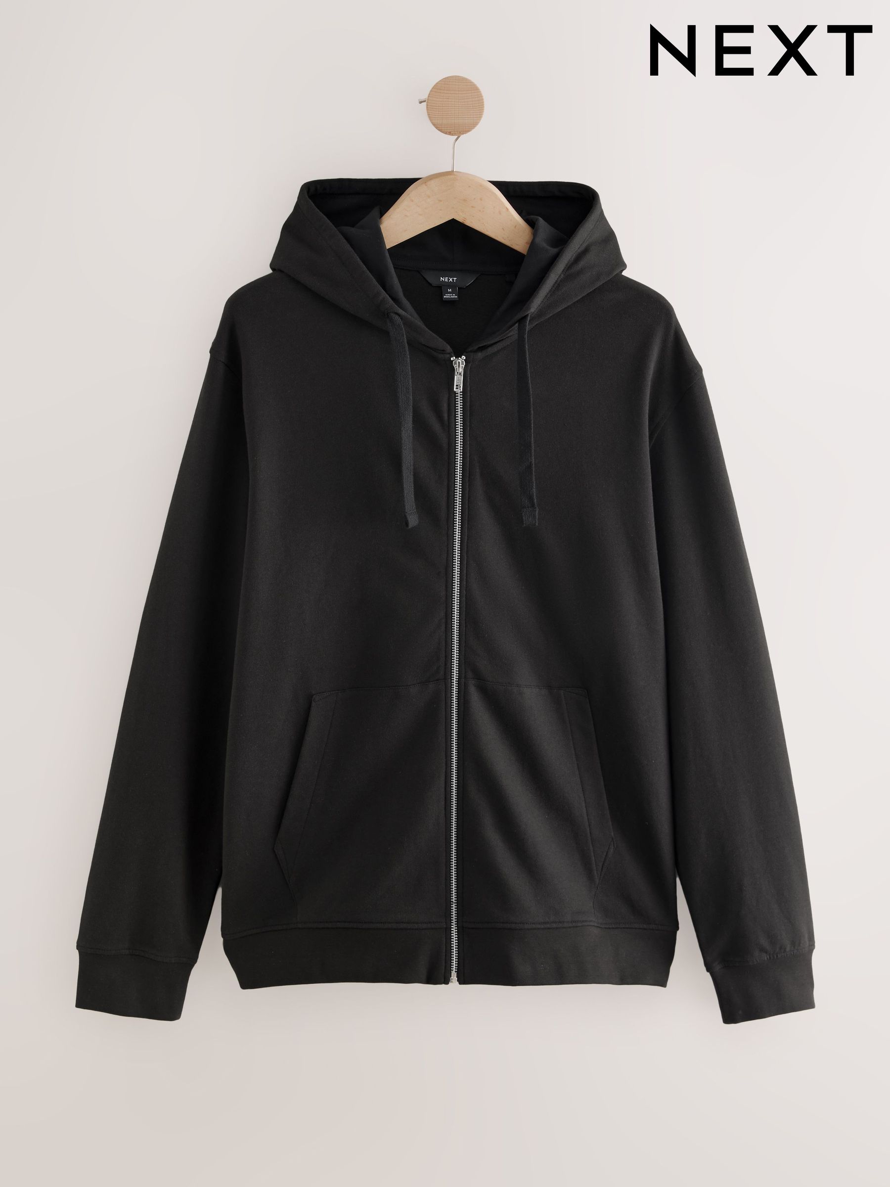 Men s Hoodies Regular Cuffed 100 Cotton Sweatshirtsandhoodies Next Oman