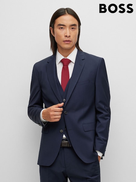 BOSS Blue BOSS Jasper Wool Blend Regular Fit Suit Jacket (853679) | €344