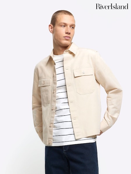 River Island Smart 100% Cotton Overshirt (854670) | ‏22 ر.ع.‏