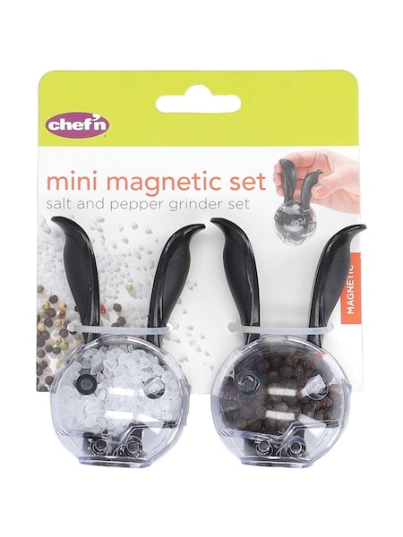 Chef N Black Mini Magnetic Salt & Pepper Grinder (855153) | €35