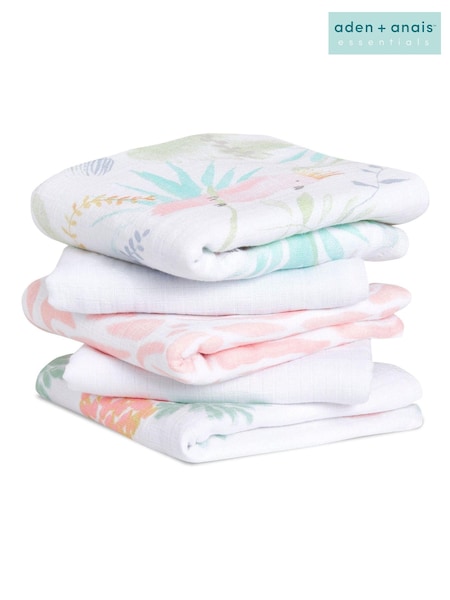 aden + anais Essentials Cotton Muslin Squares 5 Pack (855162) | €13