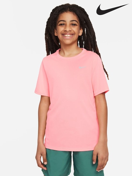 Розовый - Nike Dri-FIT Miler T-Shirt (856370) | €14