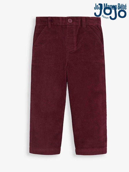 JoJo Maman Bébé Burgundy Cord Trousers (8563J2) | €34
