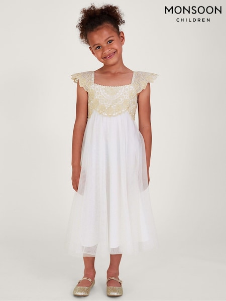 ذهبي - Monsoon Estella Dress (857143) | ‏352 ر.س.‏ - ‏394 ر.س.‏