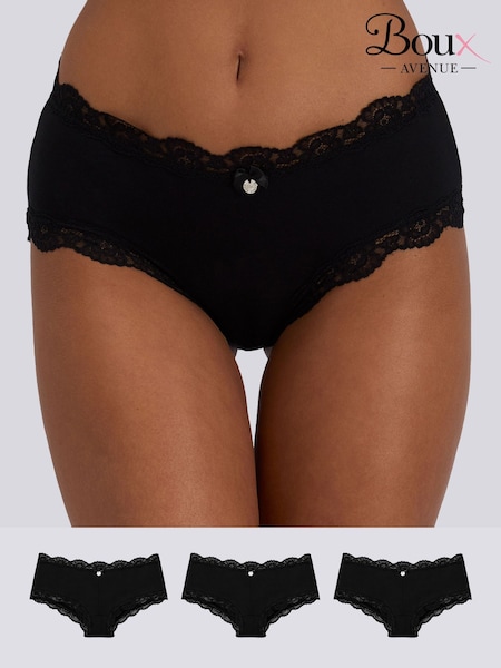 Black - Boux Avenue Tatiana Knickers 3 Pack