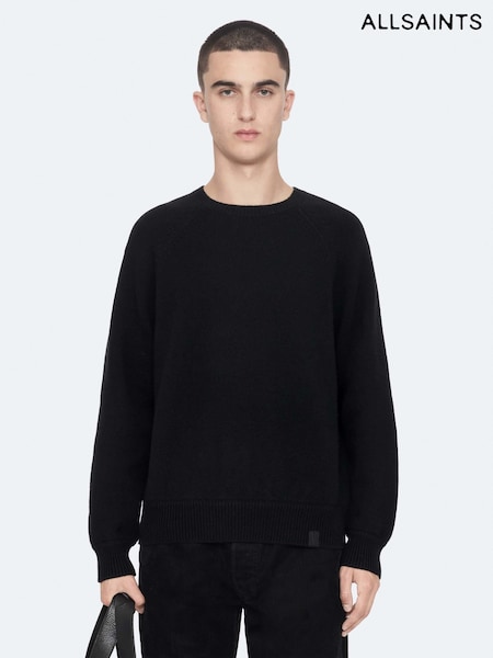 Black - Regular Allsaints Cove Crew Jumper