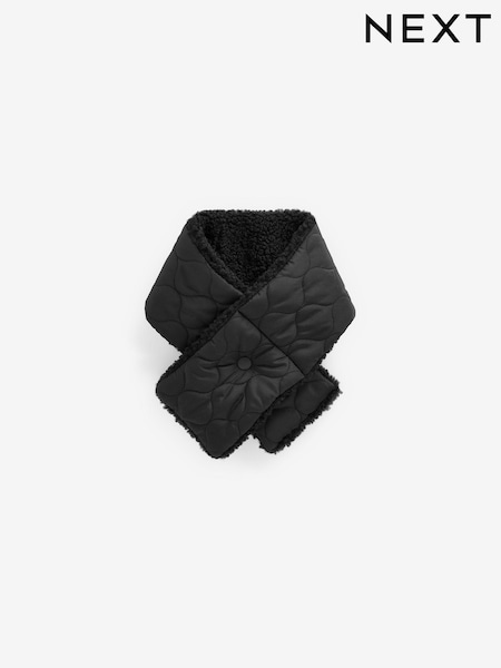 Black Quilted Scarf (3-16yrs) (858625) | €6 - €6.50