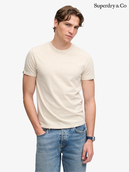 رمادي - Regular Superdry Essential Company Logo T-shirt