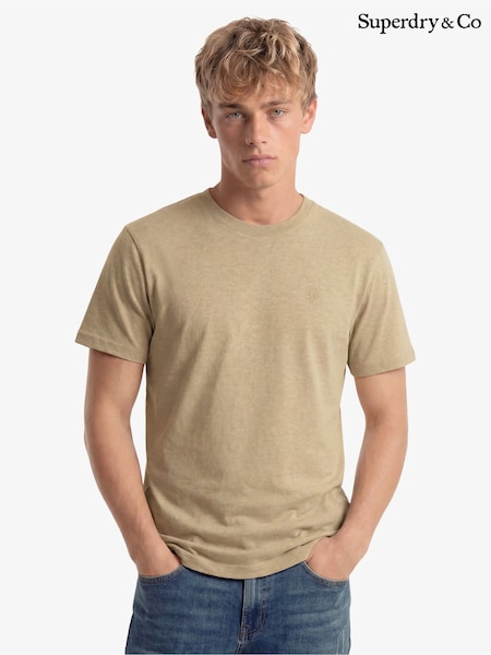 Brun - Regular Superdry Sd&co Logo Embroidered T-shirt
