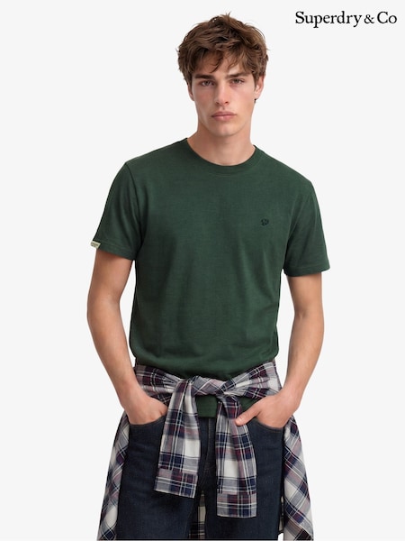 Forest Green - Regular Superdry Sd&co Logo Embroidered T-shirt