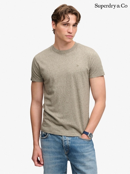 Green - Regular Superdry Essential Sdco Logo Embroidered T-shirt