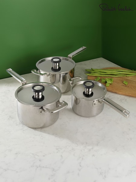 Robert Welch 316 Series Cookware Saucepan 3 Piece Set
