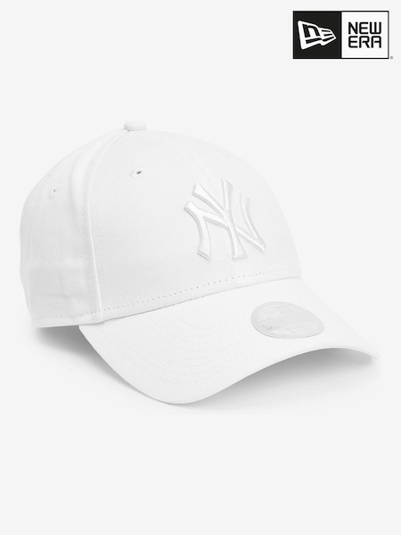 Blanco - New Era® New York Yankees Essential 9forty 100% Cotton Cap (860391) | 24 €