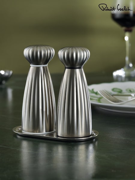 Robert Welch Small Palm Satin Mills And Tray Set