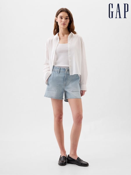 Gap Light Blue 4" Denim Shorts (860649) | €15.50