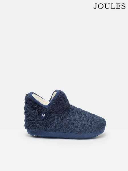 Joules Boys' Cabin Navy Slipper Boots (861132) | R$ 150