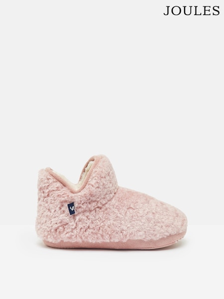 Joules Girls' Cabin Pink Slipper Boots (861186) | R$ 150