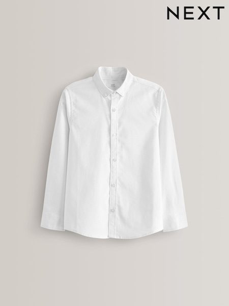 White Plain Single Oxford Shirt (3-16yrs) (861453) | €15 - €22