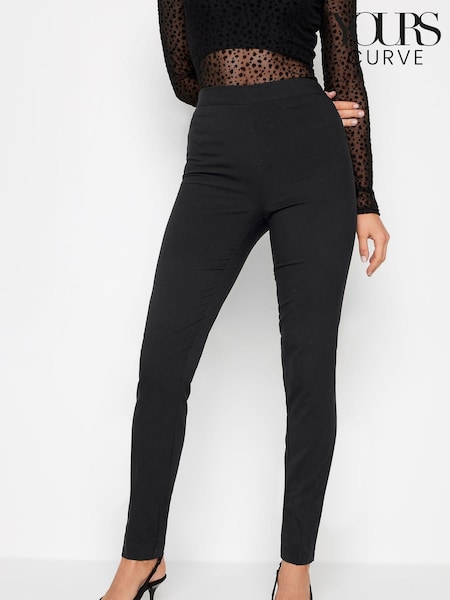 Yours Curve Blue Ripped Turn Up Jeggings (861485) | €36