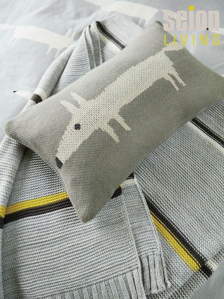 Scion Silver Mr Fox Cushion (862146) | €54