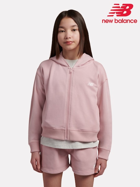 Rosa - New Balance 9060 Graphic Cropped Zip Hoodie