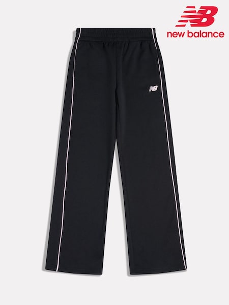 Чорний - New Balance Piping Double Knit Track Joggers