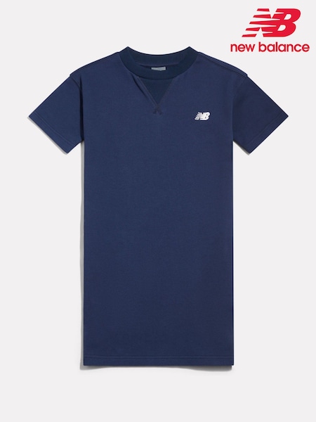 Plavo - Haljina sa Okruglim izrezom New Balance