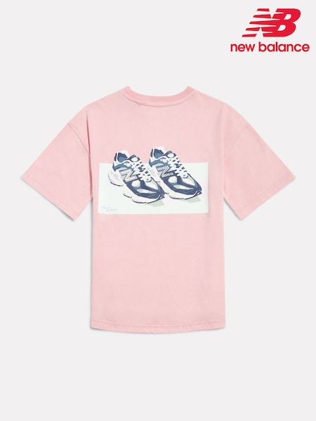 Rose - New Balance 9060 Graphic T-shirt