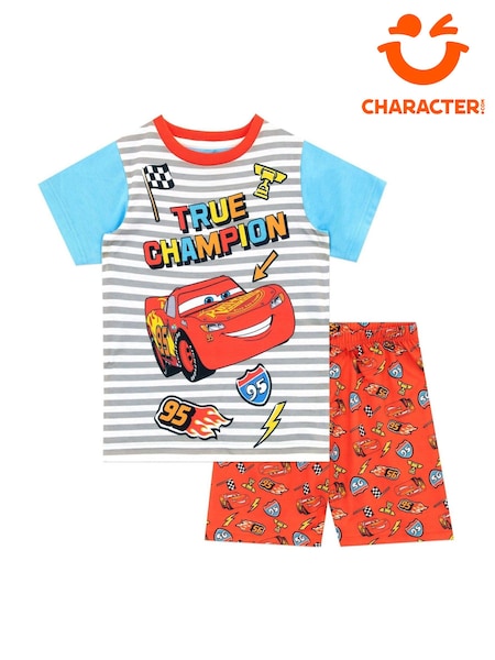 Character Grey/Orange Cars Short Pyjamas (862820) | AED86