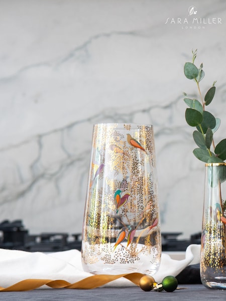 Sara Miller Clear Chelsea Medium Glass Vase (863236) | €53