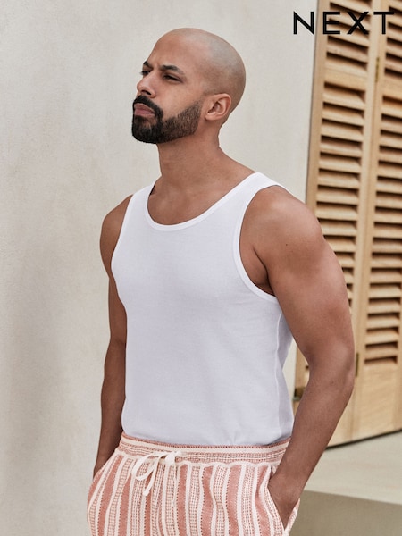 לבן - גזרה רגילה - Vest (863912) | ‏28‏₪