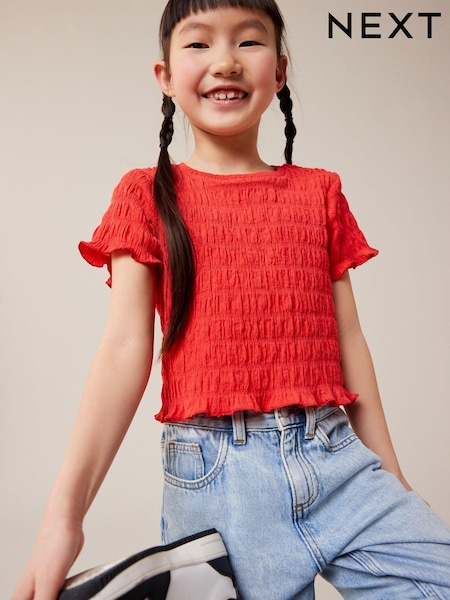 Красный - Textured Top (3-16yrs) (864192) | €2 - €3
