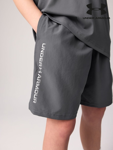 Under Armour Grey Woven Wordmark Shorts (864814) | €31