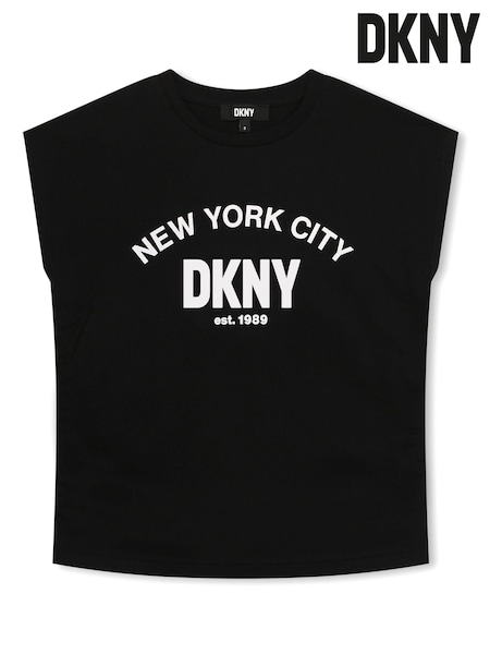 DKNY Short Sleeve Logo Black T-Shirt (865114) | €26 - €33