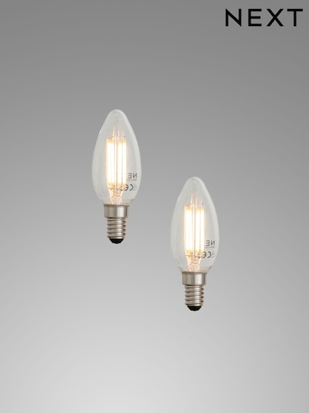 2 Pack 4W LED SES Candle Light Bulbs (865662) | €11