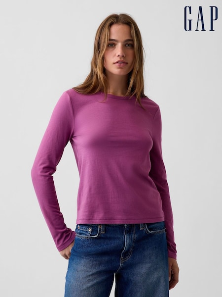 Lila - Gap Vintage Soft Long Sleeve T-shirt