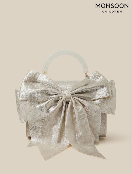Or - Sac à nœud en satin Monsoon