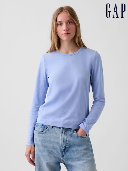 Hellblau - Gap Vintage Soft Long Sleeve T-shirt