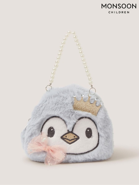 Azul - Bolso Monsoon Fluffy Princess Penguin