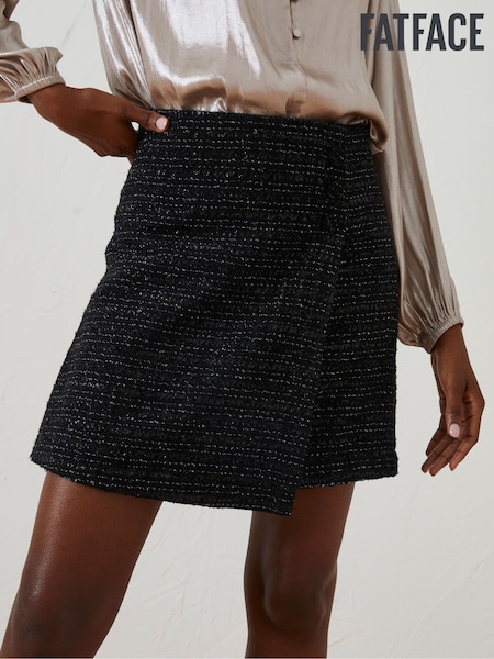 FatFace Black Lily Metallic Skirt (866263) | €37